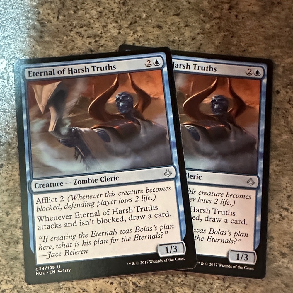 Eternal of Harsh Truths Card - Blue